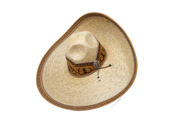 SOMBRERO PAJA DE TRIGO GALONEADO
