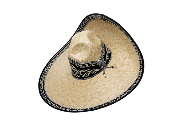 SOMBRERO PAJA DE TRIGO GALONEADO