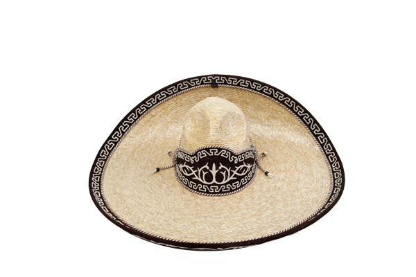 SOMBRERO PAJA DE TRIGO GALONEADO