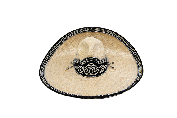SOMBRERO PAJA DE TRIGO GALONEADO