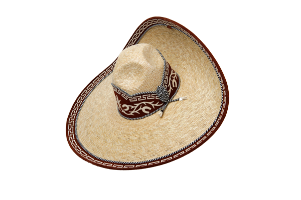SOMBRERO PAJA DE TRIGO GALONEADO
