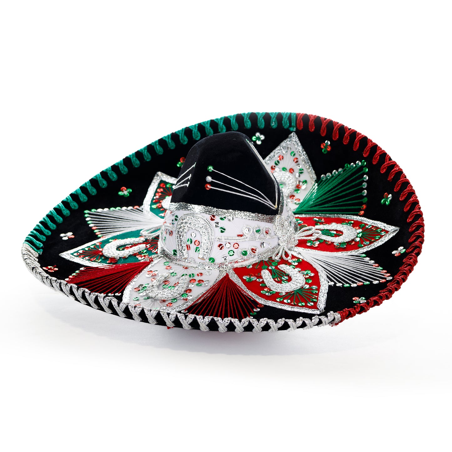 SOMBRERO ESTILO FLOR TRICOLOR