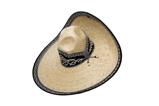 SOMBRERO PAJA DE TRIGO GALONEADO