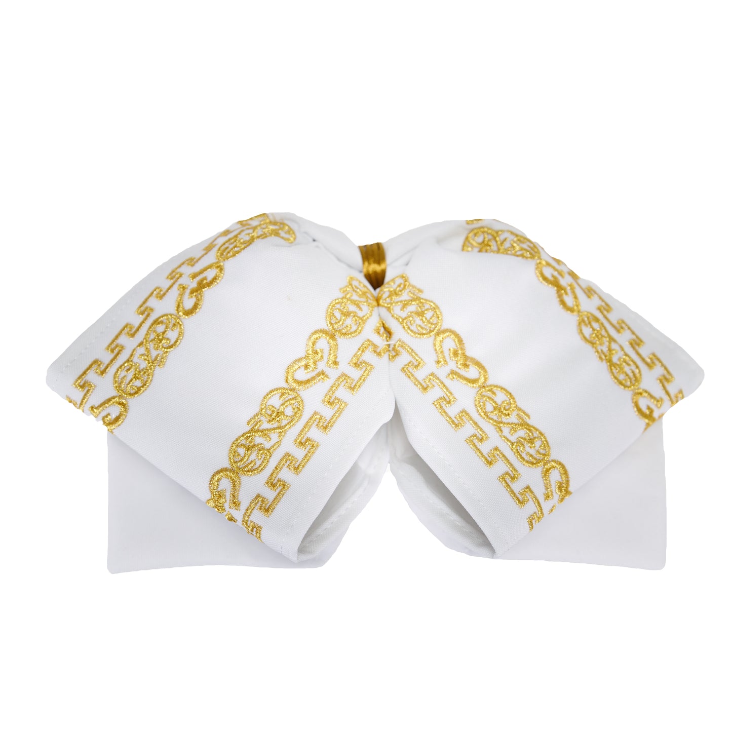 MOÑO BORDADO MEDIA GALA