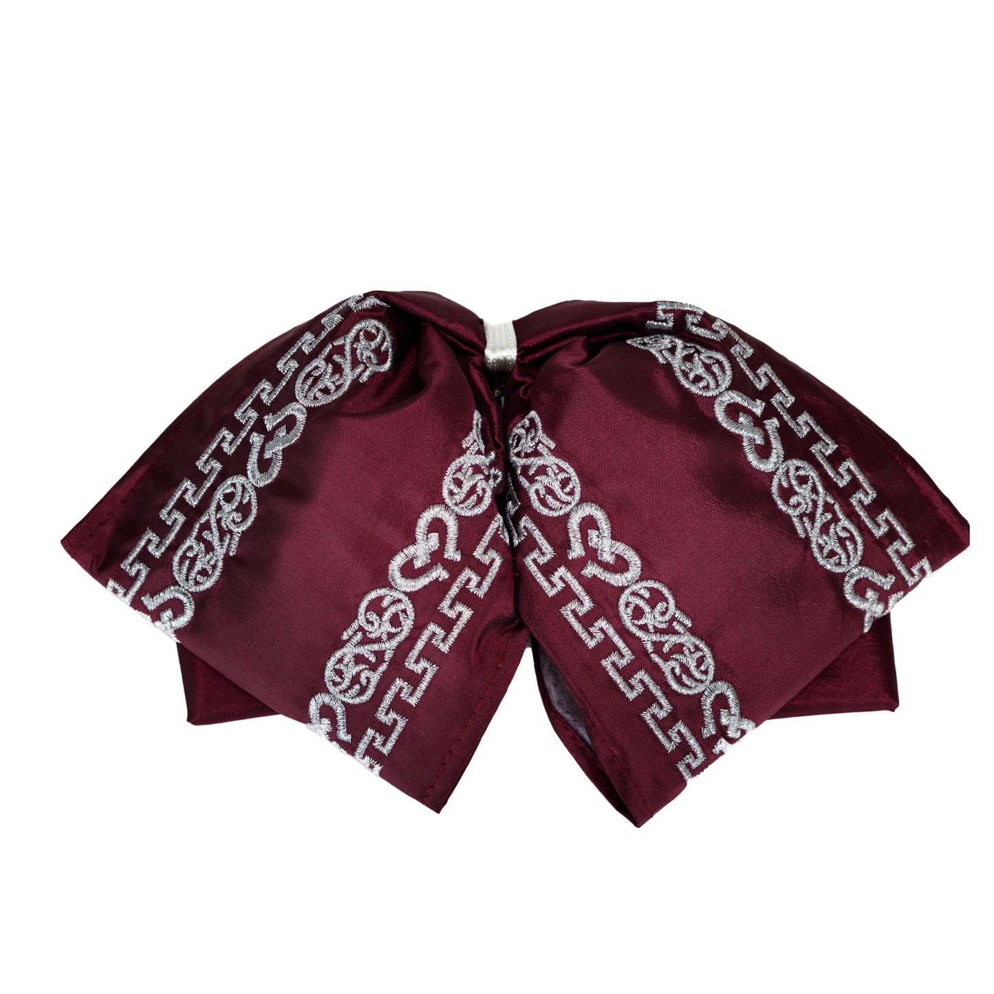 MOÑO BORDADO MEDIA GALA