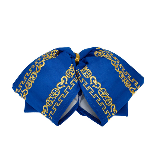 MOÑO BORDADO MEDIA GALA