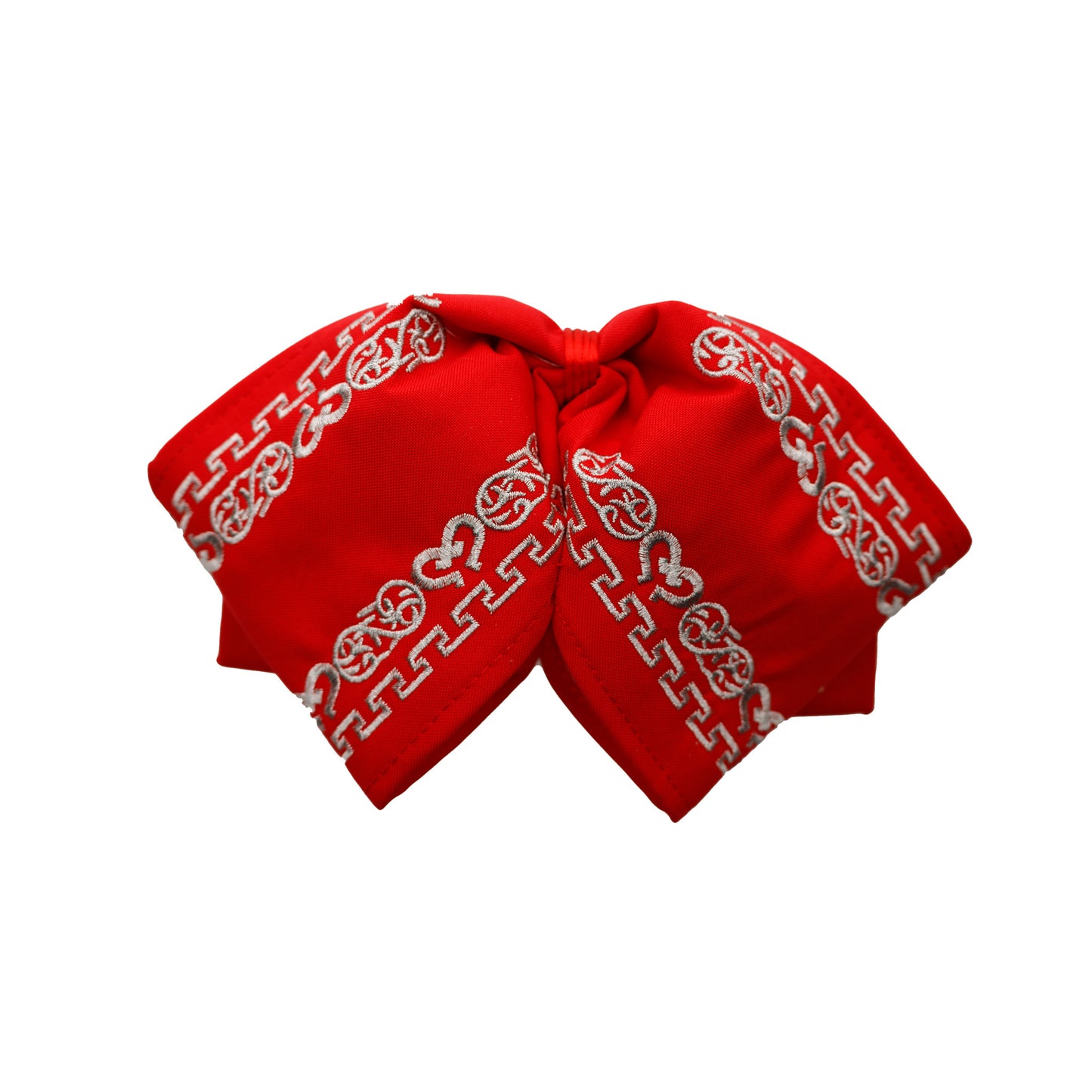 MOÑO BORDADO MEDIA GALA