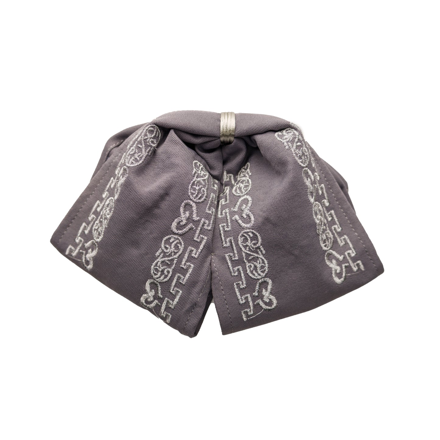 MOÑO BORDADO MEDIA GALA