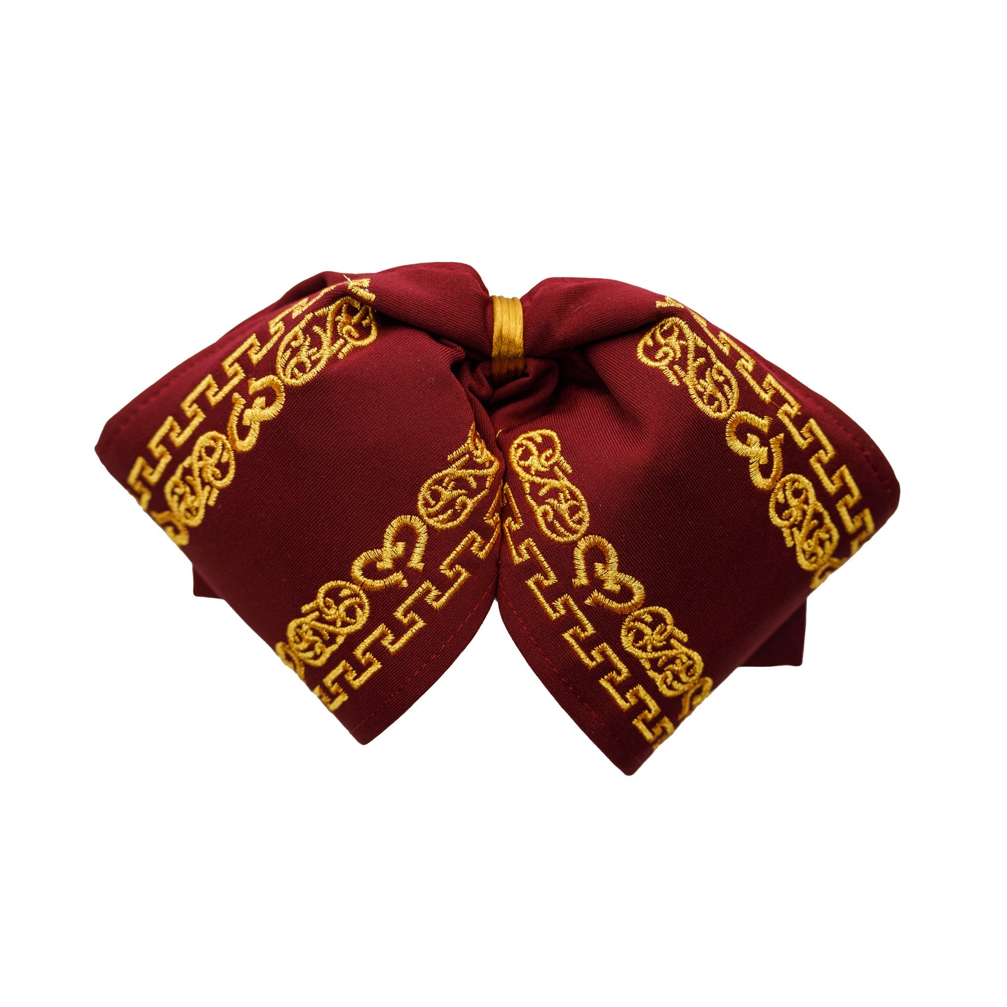 MOÑO BORDADO MEDIA GALA