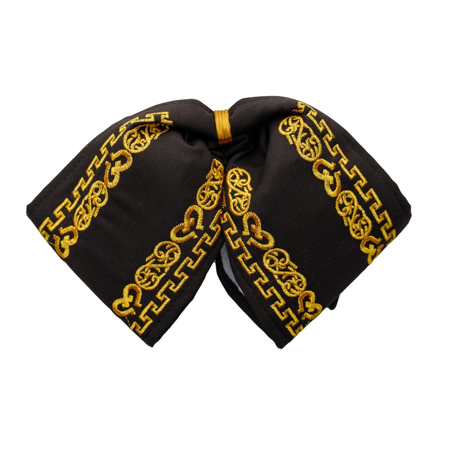 MOÑO BORDADO MEDIA GALA