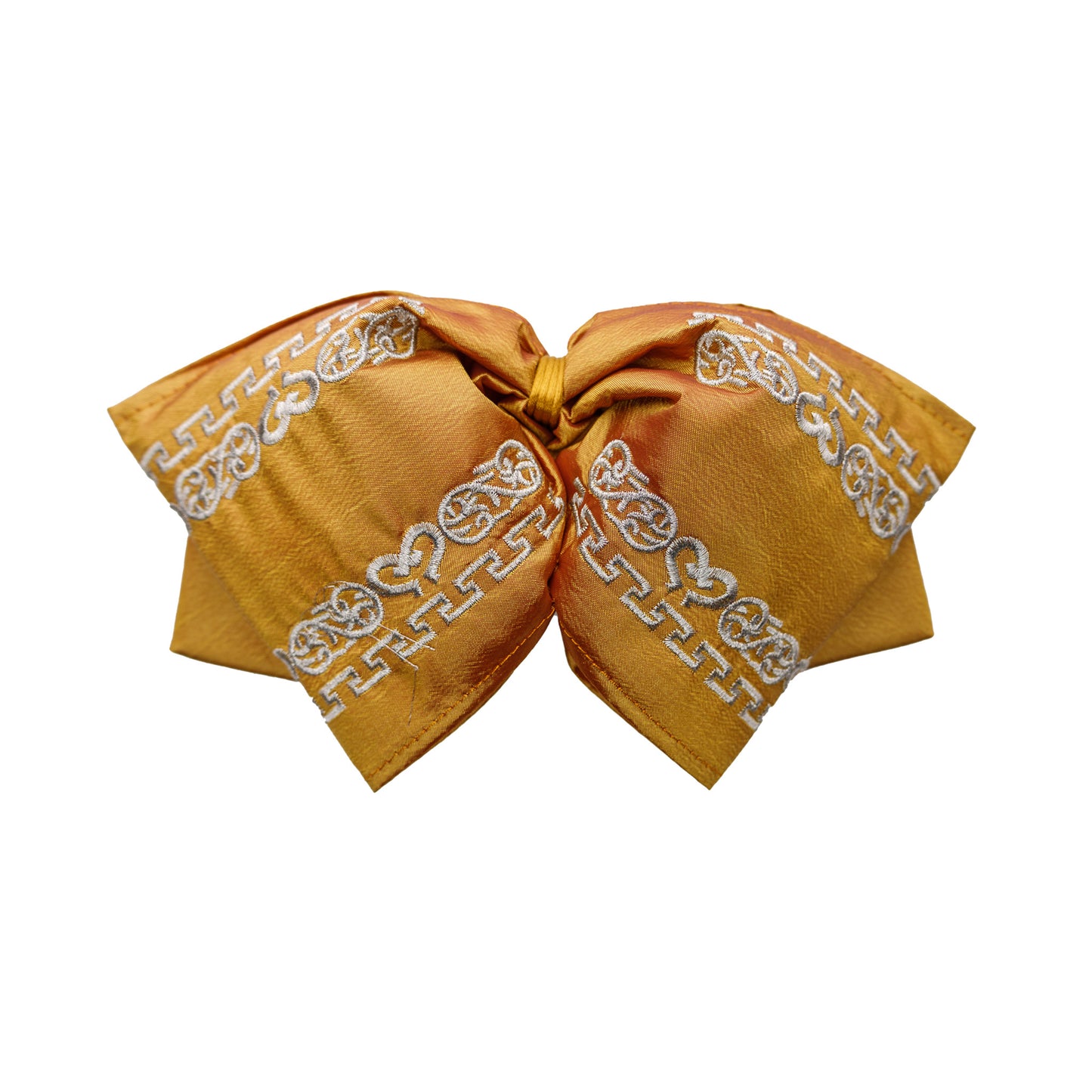 MOÑO BORDADO MEDIA GALA