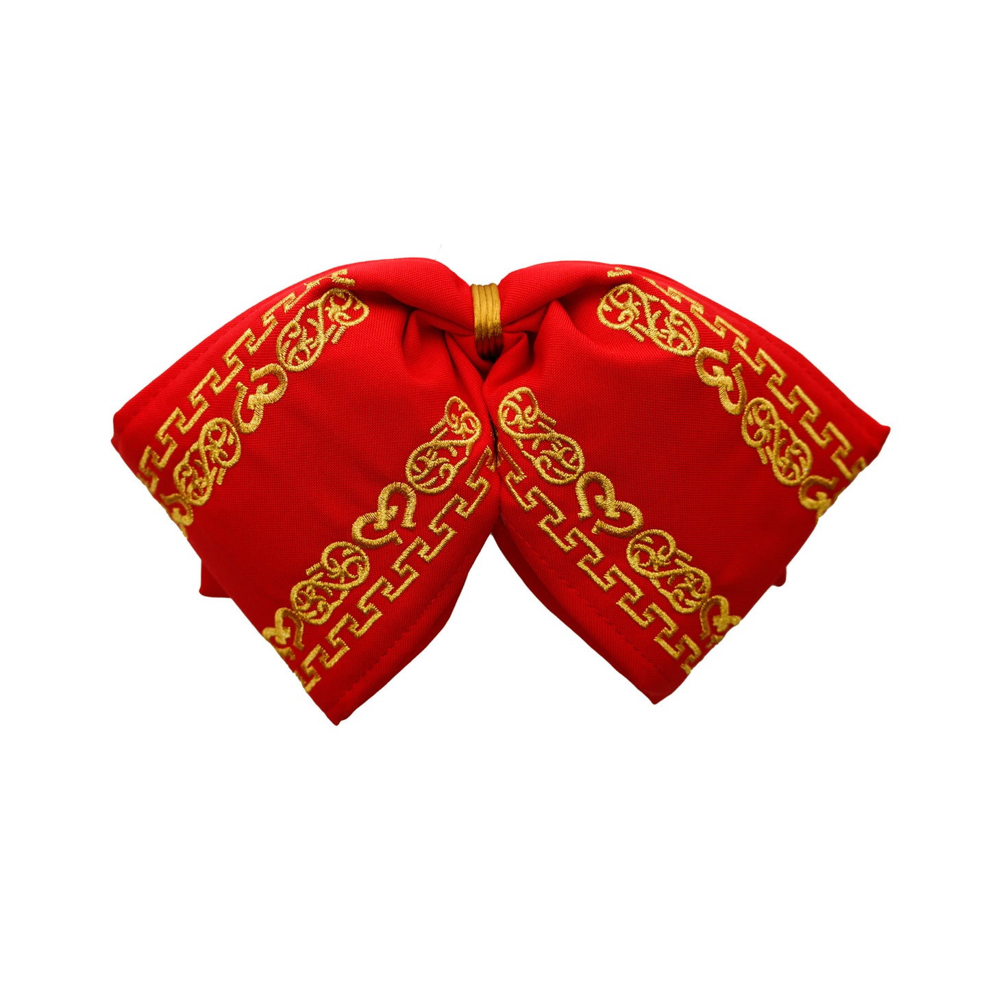 MOÑO BORDADO MEDIA GALA